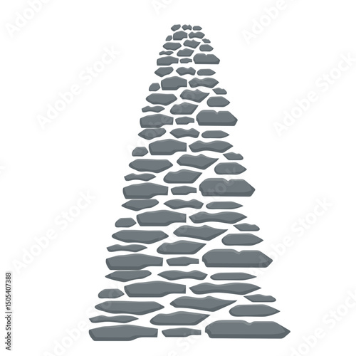 Stone Pathway Illustration
