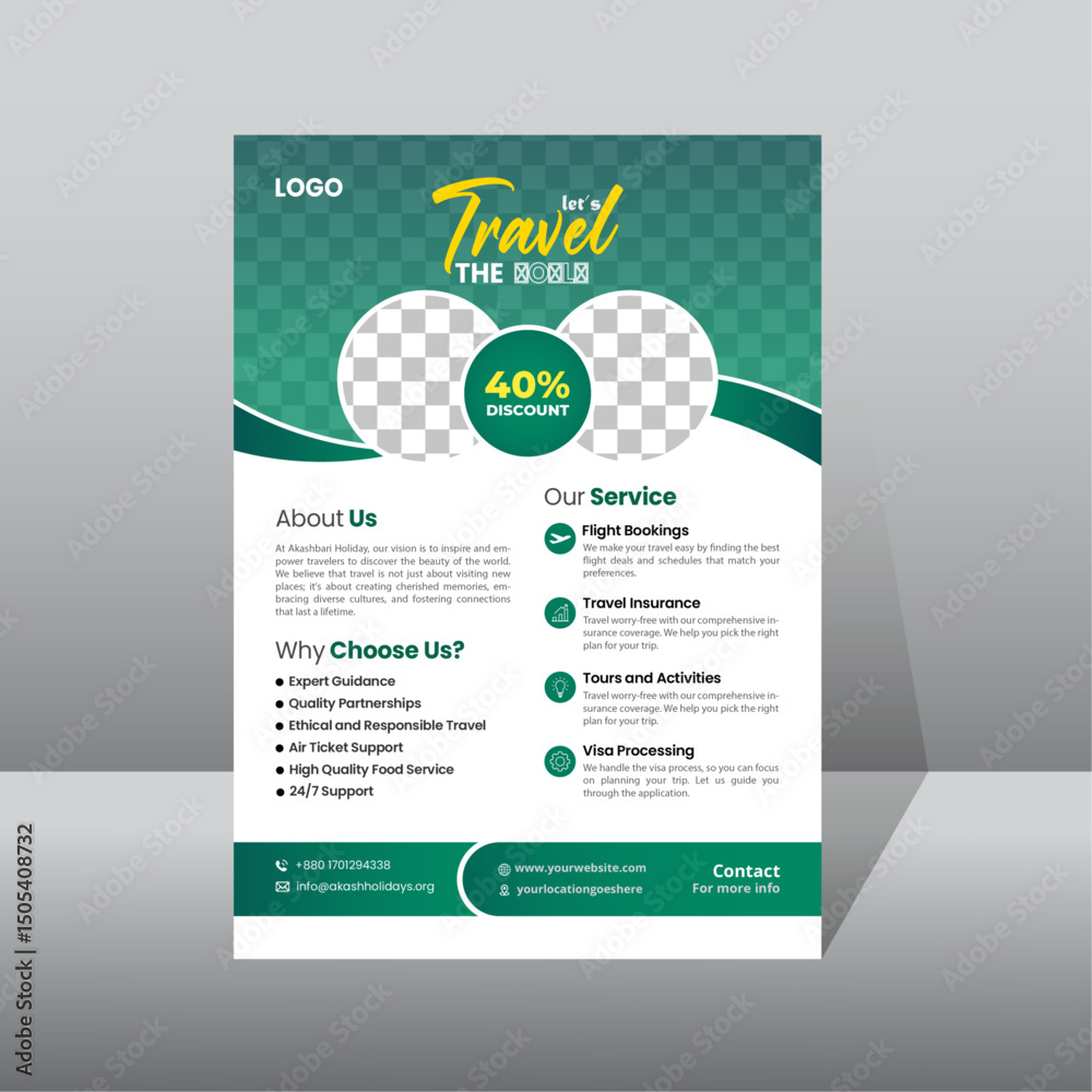 Travel Agency Flyer Design