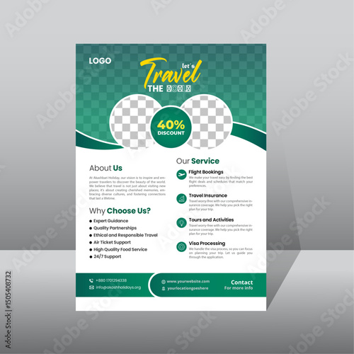 Travel Agency Flyer Design