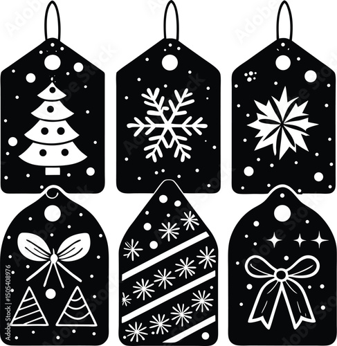 Variety Of Christmas Gift Tags