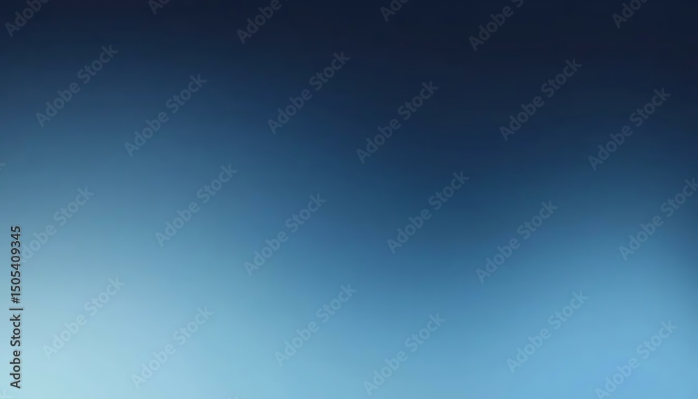 Fototapeta premium Soft gradients of blue evoke a sense of calm and tranquility in an abstract background texture.