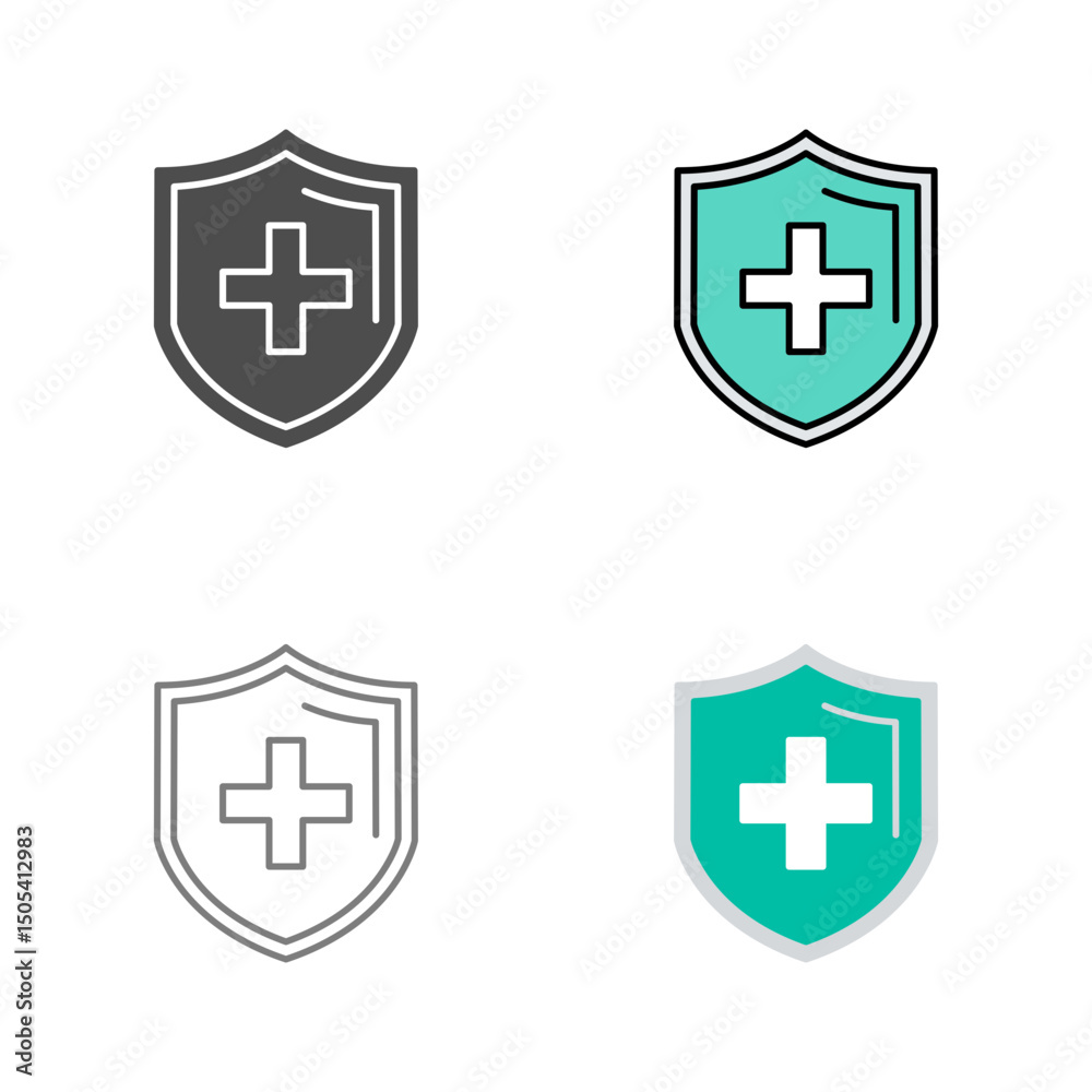 Obraz premium Protection Vector Icon