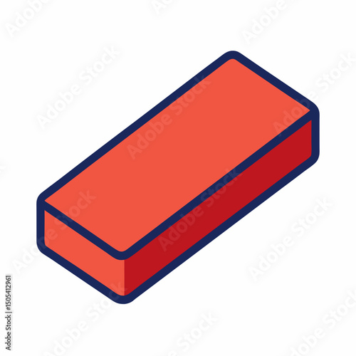 blank blue and red information sign