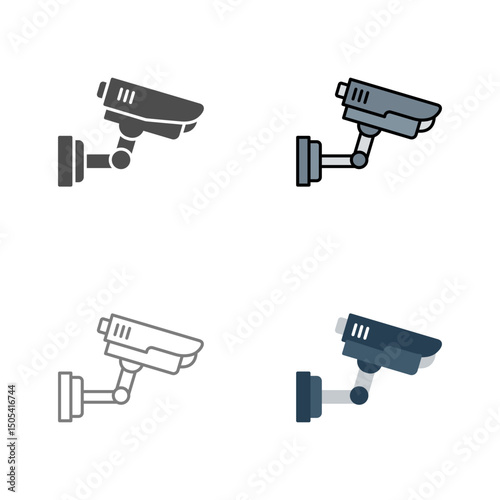 Security Camera Vector Icon