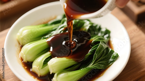 oyster sauce and vegetable