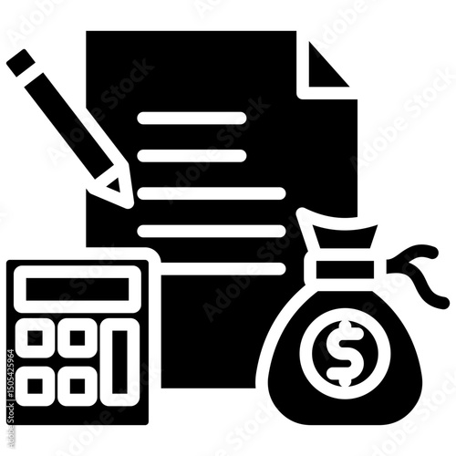 Budgeting Tools glyph icon