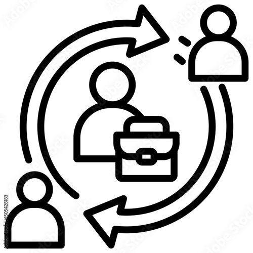 Job Rotation Icon