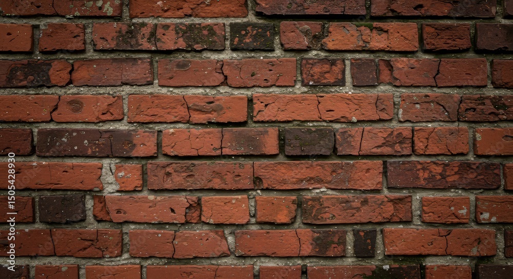 Old Brick Wall Texture – Weathered Urban Grunge Surface Old Brick Wall Texture – Weathered Urban Grunge Surface