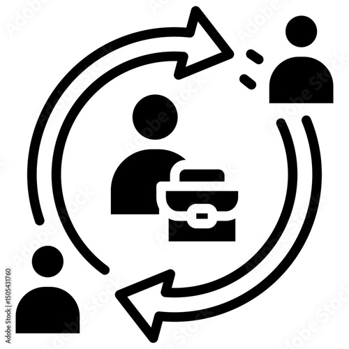 Job Rotation Icon