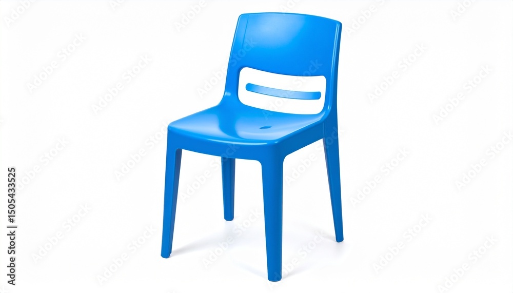 Plastic pvc Сhair isolated on white background. Plastic pvc Сhair isolated on white background.