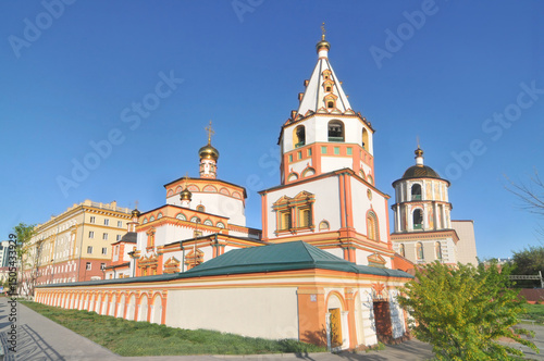 Russia, Epiphany Cathedral  Orthodox cathedral in Irkutsk, in the Irkutsk Eparchy of the Russian Orthodox Church.