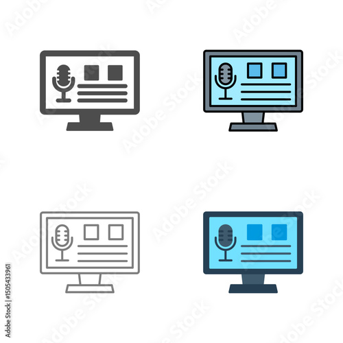 Podcast Vector Icon