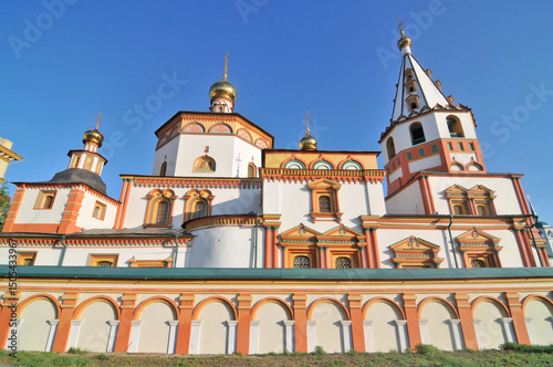 Russia, Epiphany Cathedral  Orthodox cathedral in Irkutsk, in the Irkutsk Eparchy of the Russian Orthodox Church.