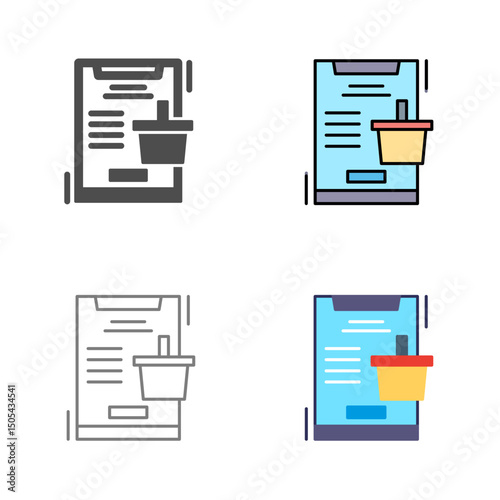 Online Shopping Vector Icon