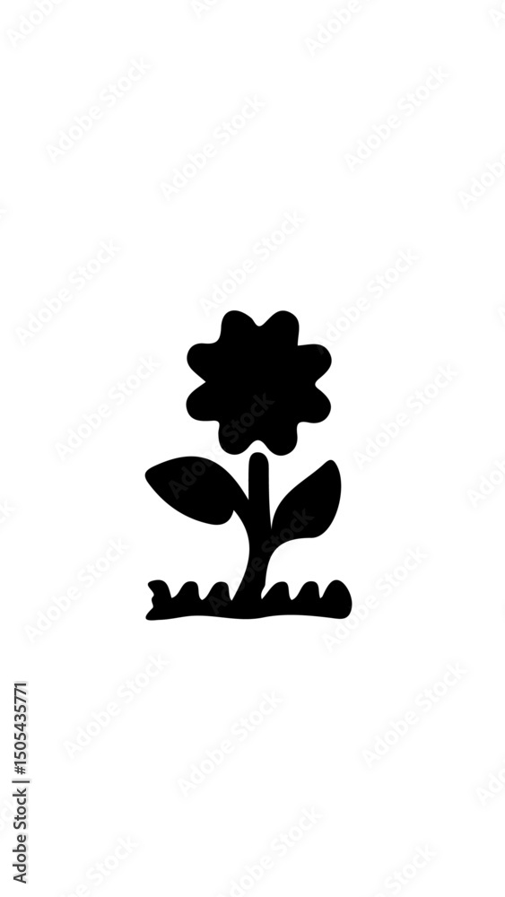 flor silueta 