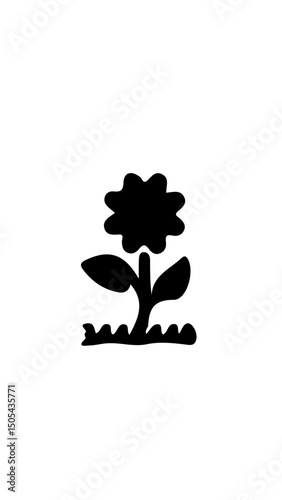 flor silueta 