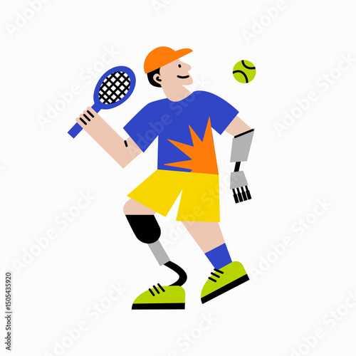 Vector collection with cartoon man who are engaged in different activities for health. Cute illustration of people doing physical exercises. Lifestyle for mental and physical wellness