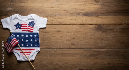 Rustic 4th of July maternity/baby background. Sweet & patriotic for announcements, baby showers, or digital backdrops.