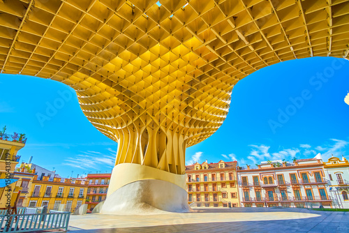 The modern Metropol Parason construction in Seville, Spain