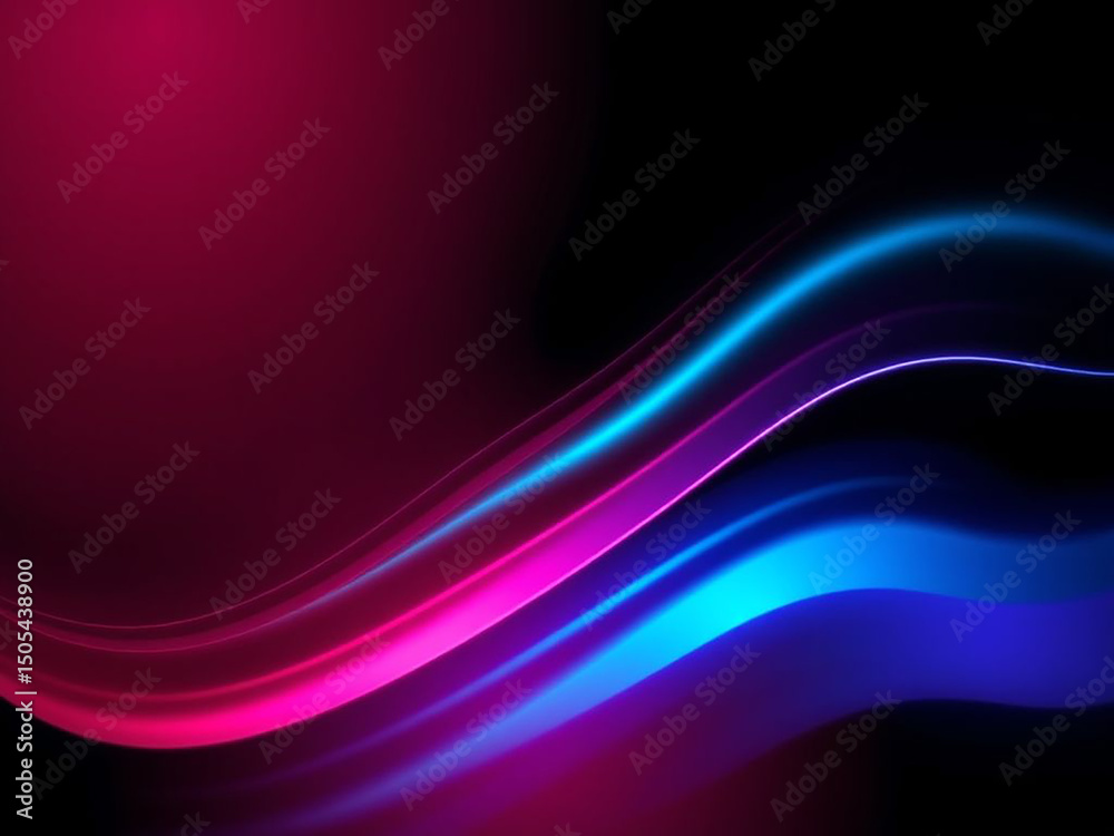 Naklejka premium Electric Rainbow Stream