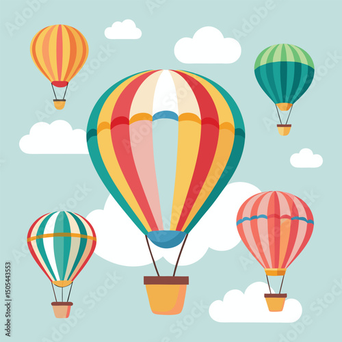 hot air balloon in sky