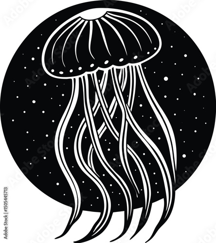 jellyfish floating