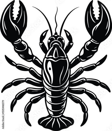 lobster claws raised