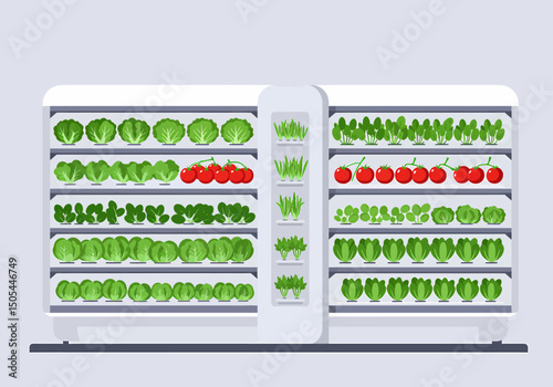 Vegetable Stand Showcasing Fresh Produce for Purchase and Sale
