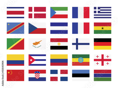 A Diverse Collection of World Flags Celebrating Global Representation and Unity Among Cultures