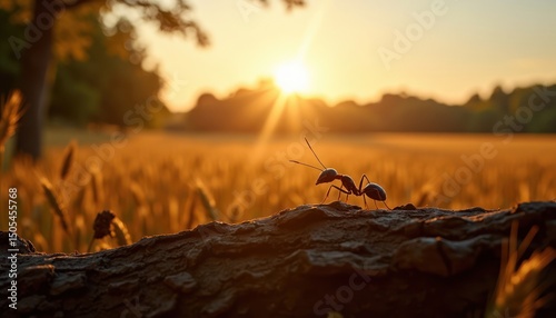 fishing at sunset
