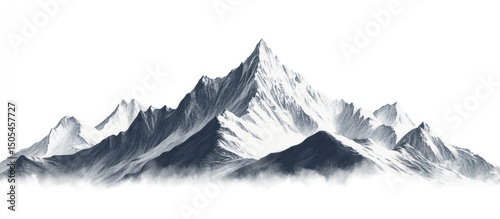 Snowy Mountain Range