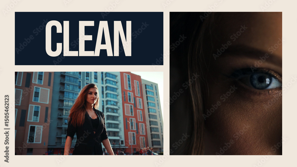 Smooth Split Showcase Stock Template | Adobe Stock