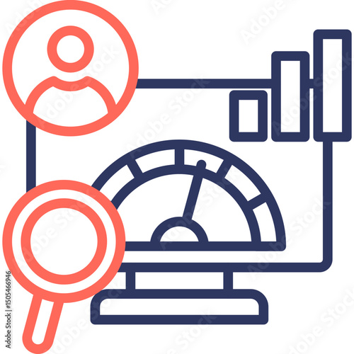 Performance Review line color icon