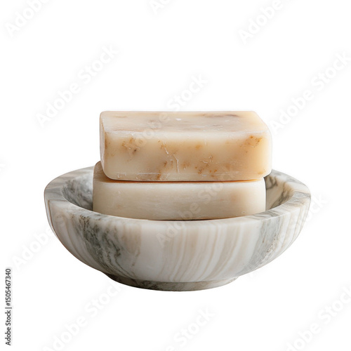 Realistic 3d Detailed Natural Soap. Vector illustration.