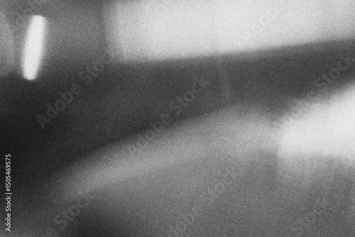 Photocopies of a black and white sheet of paper with a background or texture with grain and noise illustration