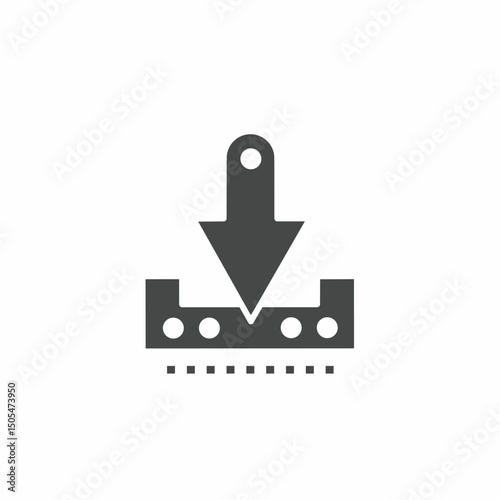 Vector. Download symbol. Icon symbol design template.