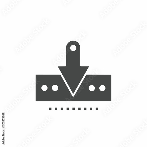 Vector. Download symbol. Icon symbol design template.