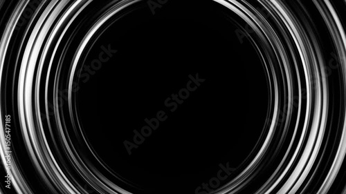 Looping White Circular Lines