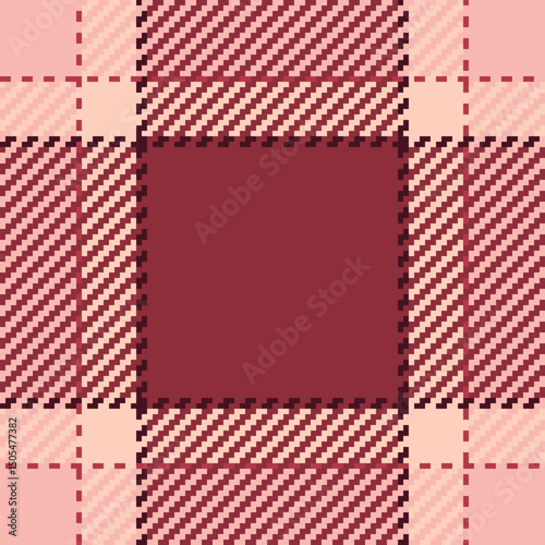 Stunning abstract plaid pattern in soft pink and burgundy tones.  Perfect for textile design, fashion, or website backgrounds. Evokes feelings of warmth, comfort, and understated elegance.