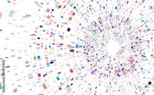 Dna test infographic. Genome sequence map.