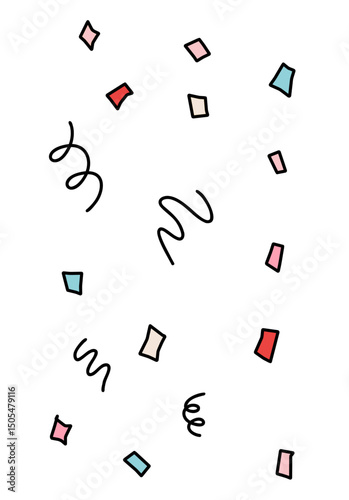  Festive Confetti for Birthday Party Background
