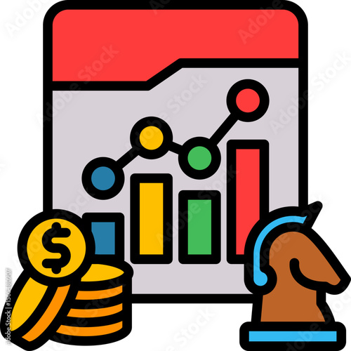 Strategic Evolution lineal color icon
