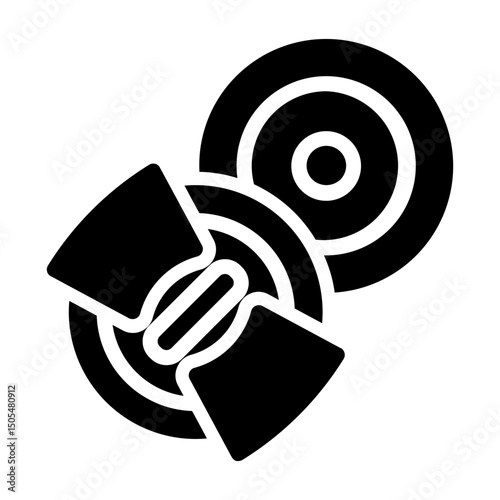 lens cap Solid icon