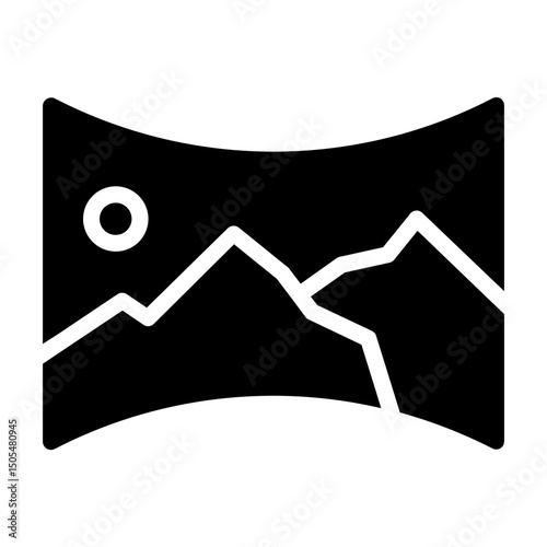 panorama Solid icon