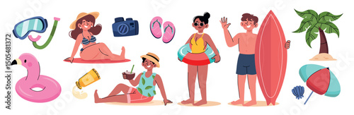 Flat Summer Original Beach Set
