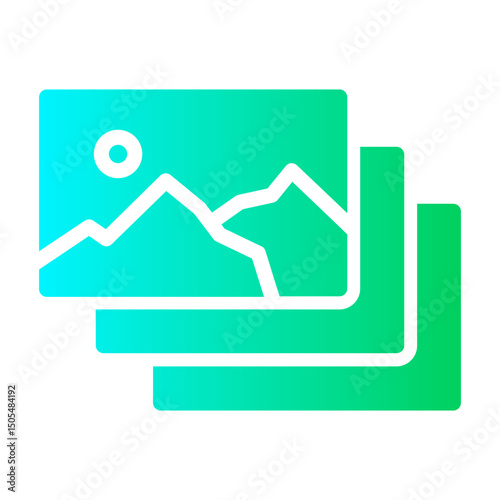 album Gradient icon