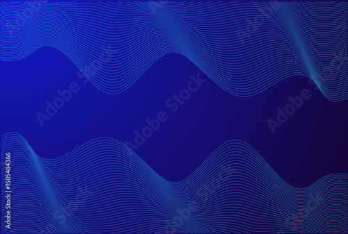 Blue Wavey Abstract Background, Design Element for poster ,wallpaper, ,banner. Vector illustration