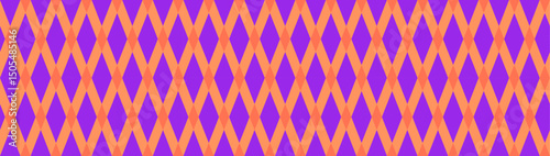 Classic background harlequin argyle pattern with red green diamonds. Flat vector illustration isolated