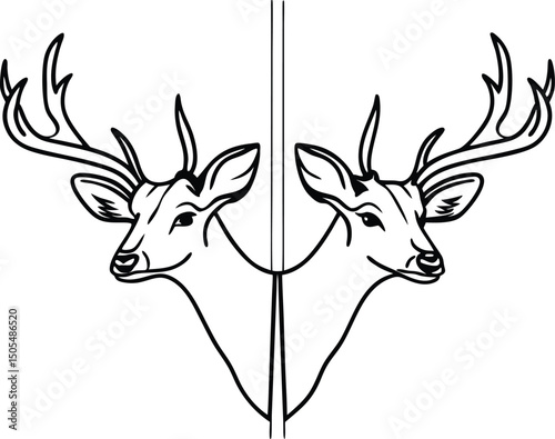 deer head silhouette