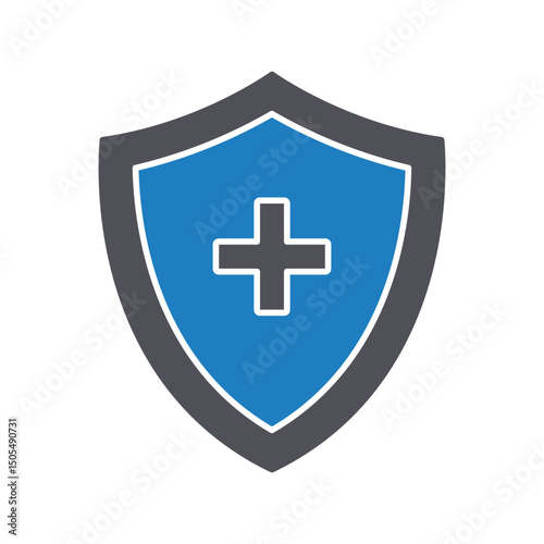 Health insurance :Vector Icon which can easily modify or edit